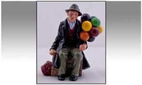 Royal Doulton Figure `The Balloon Man`. HN 1954. Height 7.25 inches. Excellent condition.