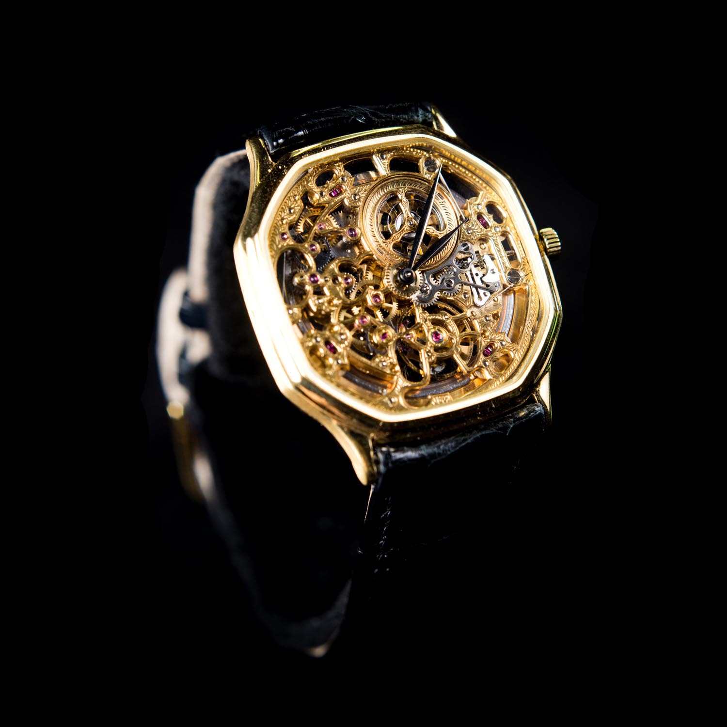 ??AP 18K?? ?????? ???????? Audemars Piguet Vintage Style Skeleton, 18K Yellow Gold ??AP 18K?? ??????