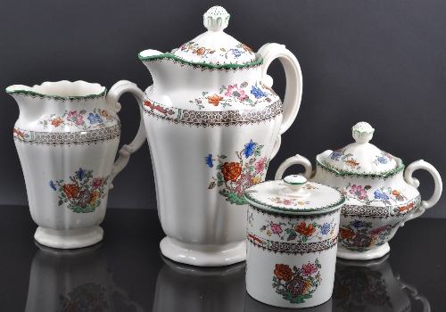 An extensive Copeland Late Spode earthenware table service, "Chinese Rose" pattern, mostly 1930's,
