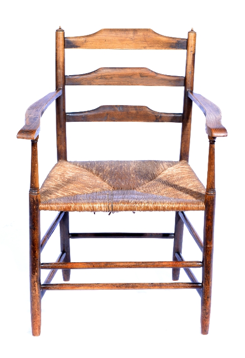 An ash 'Clisset' armchair, designed by Ernest Gimson, likely executed by Edward Gardiner, circa