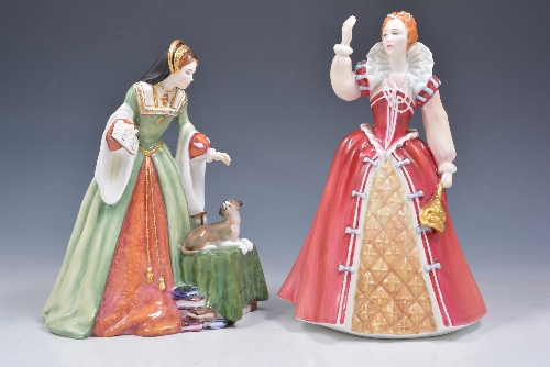 Royal Doulton figure - "Lady Jane Grey", limited edition, 23cms with certificate and another "