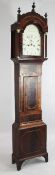 A Major of Cheltenham. A Regency inlaid mahogany eight day longcase clock, the 12 inch arched
