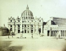 Guiseppe Ninci. A mammoth plate albumen print, c.1860/1870, Roman Forum looking towards the