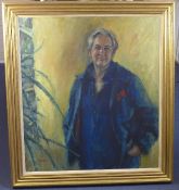 Mackintoshoil on canvas,Portrait of Michael Winner,signed,38 x 34in.