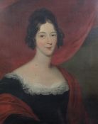 19th century English Schooloil on canvas,Portrait of Miss Dorothea Prideaux-Brune, wife of Sir