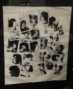 ANDY WARHOL: An oversized Rolling Stones `Love You Live` promotional vinyl tablecloth, c.1977,