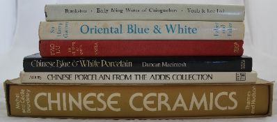 Six volumes on Chinese ceramics, to include Early Ming Wares of Chingtechen by A. D. Brankston,