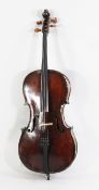 An early 19th century cello, with label for Joseph Panormo (b. 1768 Italy d.1834 London),