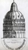Dominic Marianus Franceschini After J and F De Milanisfolio of 12 engravings,`Theatrum Basilicae