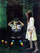 § Sir Peter Blake (1932-)pair of limited edition screenprints,Alice in Wonderland, Tweedledum and