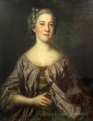 18th century English Schooloil on canvas,Portrait of Elizabeth Stuart Cotton, daughter of Sir Jno.