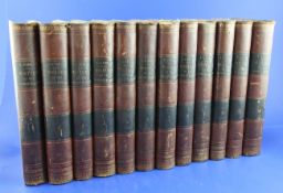 Gibbon, Edward - The History of The Decline and Fall of The Roman Empire, 12 vols, 8vo, half