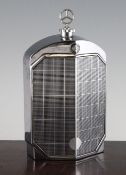 A Ruddspeed Mercedes-Benz radiator decanter, c.1955, the chromed finish complete with the Mercedes-