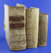 Roma - Roma Antica & Moderna, vol 1 only (of 3), 8vo, vellum, Rome 1765 and Michaelis, Johann