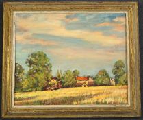 Llewellyn Petley-Jones (1908-1986)oil on board,Richmond Park, signed and dated `84, 14.5 x 17.5in.,