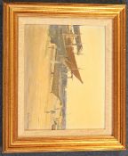 Julian Barrow (1939-)oil on canvas,`Umm Suqeim Dubai`,signed,8 x 10in.