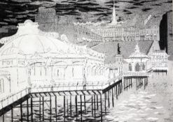 § John Piper (1903-1992)3 aquatints,Views of Central Brighton - Regency Square, Grand and Metropole