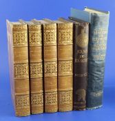 Maule, Henry - Miscellanea Scotica, 4 vols, 8vo, calf gilt, Glasgow 1818-20 and 2 others (6)