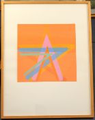 John Copnall (b.1928)acrylic,`Star Drawing No. 8`,signed and dated `88,16.25 x 16.25in.