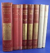Page, William and others (Editors) - The Victoria History of The County of Sussex, vols 1 - 4, 6 (2