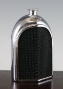 A Ruddspeed Ltd Bentley radiator decanter, c.1965, the chromed finish complete with a replica