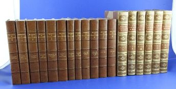 Lamb, Charles - The Works, edited by William MacDonald, 12 vols, half pigskin, and Byron, George