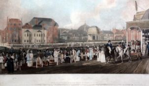 Cracklow and Craigcoloured aquatint,View of The Pavilion and Steyne at Brighton with the Promenade,