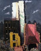 Richard Murry (1902-1984)oil on canvas,`Accident or Design` (or, Architect: Will Peace Look