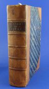 Horsfield, Thomas - The History and Antiquities of Lewes, 2 vols in 1, 4to, rebound half calf, with