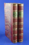 Rouse, James - The Beauties and Antiquities of The County of Sussex, 2 vols, quarter morocco,