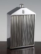 A Ruddspeed Ltd Rolls Royce radiator decanter, c.1965, the chromed finish complete with the Rolls