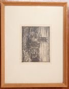 Edgar Holloway (1915-2008)etching,`St David`s`,signed in pencil,3 x 3.75in.