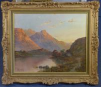 Francis E. Jamieson (1895-1950)pair of oils on canvas,Loch Katrine and Loch Etive,signed,20 x 24in.