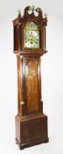 Robert Jones, Chester. A George III mahogany 8 day longcase clock the 12 inch brass dial with