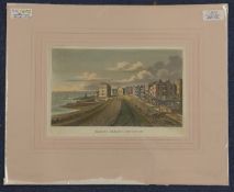 C & R Sickelmore Publ.coloured aquatint,Marine Parade, Brighton, from Sickelmore`s Select Views of