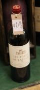 Four bottles including two Les Forts de Latour 1994, Pauillac (the second wine of Chateau Latour);