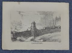 Brighton in the 1820`setching, engraving and lithographs,Brighton by WN c.1820?, IOB 85, West