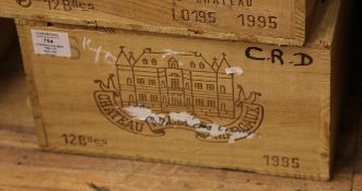 A case of twelve bottles of Chateau Palmer 1995, Margaux, owc.