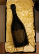One bottle of Dom Perignon 1964, in special Fortnum & Mason presentation box, the latter without