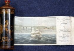 R Havell Juniorcoloured aquatint,A Coasting View of Brighton, the drawing taken from nature,