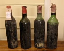 Three First Growths including one Chateau Mouton-Rothschild, Premier Cru Classe (then a Second