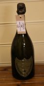 One bottle of Dom Perignon 1976, level 1 cm, foil in excellent condition, cellar rack nicks to