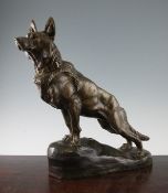 Thomas Francois Cartier (French, 1879-1943). An early 20th century patinated bronze statuette of a