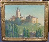 Matthew Rodway Leeming (1875?1956)oil on canvas,Segovia,signed,25 x 30in.