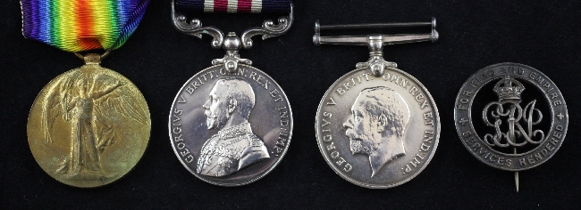 A WWI group of three medals to 41781 Pte. G.G. Gardner of the Royal Scots, comprising GRV For