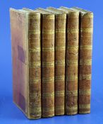 Montagu, Mary Wortley, Lady - The Works, 5 vols, 8vo, calf, London 1803