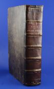 Davenant, William, Sir - The Works, folio, rebacked contemporary calf, engraved title frontispiece,