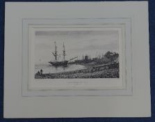 Brighton Beach6 assorted prints,The Beach at Brighton, Sussex, engraved by Cooke after Edridge,