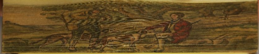 Fore-edge painting. The British Poets, vols 26 and 72 only, 8vo, fore-edge painted with figures in