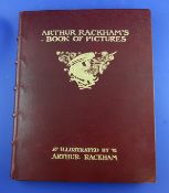 Rackham, Arthur - Book Of Pictures, no. 511 of 1030, signed by the artist, red gilt pictorial